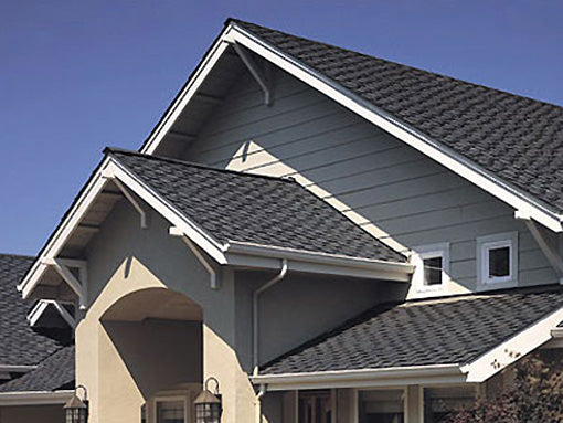 shingles on a roof