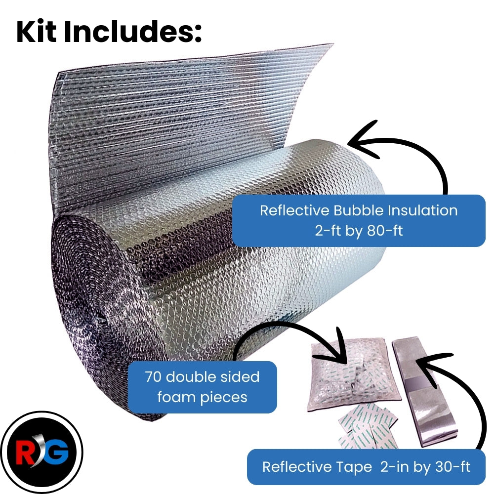 Garage Door Insulation Kit 2-Car Garage